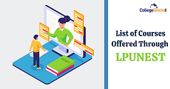 List of Courses for Admission Through LPUNEST 2025: Fee and Intake
