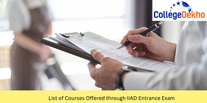 List of Courses Offered through IIAD Entrance Exam: Eligibility, Fees, Selection