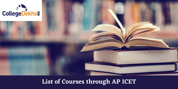 List of Courses through AP ICET