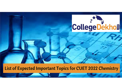List of Expected Important Topics for CUET 2022  Chemistry