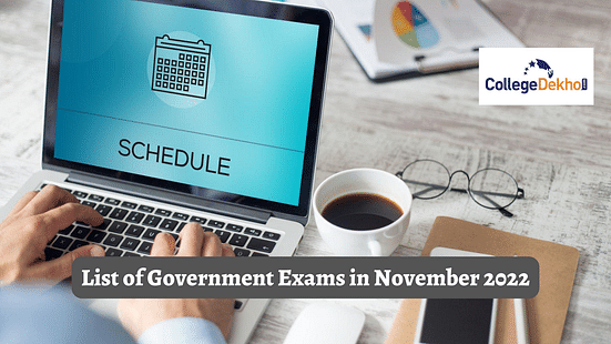List of Government Exams in November 2022