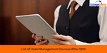 Hotel Management Courses After 10th