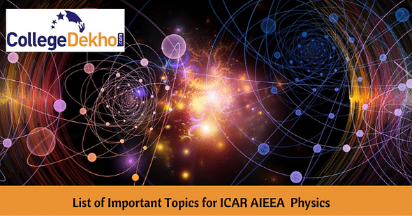 List of Important Topics for ICAR AIEEA Physics