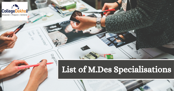 List of M.Des Specialisations 2022 - Admission, Fee, Career, Job Scope