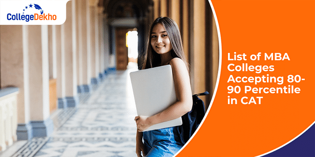 MBA Colleges Accepting 80-90 Percentile in CAT 2025