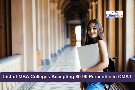 CMAT 2023 80-90 Percentile colleges