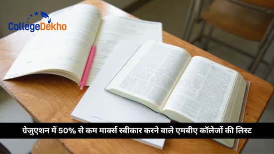 ग्रेजुएशन में 50% से कम मार्क्स स्वीकार करने वाले एमबीए कॉलेजों की लिस्ट (List of MBA Colleges Accepting Less than 50% in Graduation)