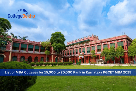 MBA Colleges for 15,000 to 20,000 Rank in Karnataka PGCET MBA