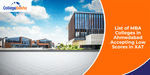 MBA Colleges with Low Scores in Ahmedabad