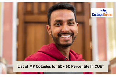 List of MP Colleges for 50- 60 Percentile in CUET 2025