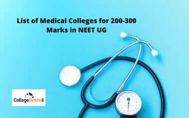 List of Medical Colleges for 200-300 Marks in NEET UG 2023