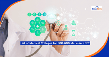 List of Medical Colleges for 500-600 Marks in NEET 2026