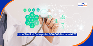 List of Medical Colleges for 500-600 Marks in NEET UG 2024