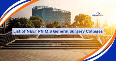 List of NEET PG 2025 MS General Surgery Colleges