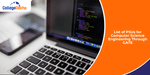 List of PSUs for Computer Science Engineering Through GATE 2026