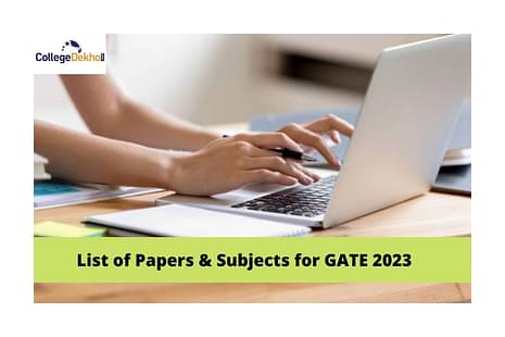 List of Papers & Subjects for GATE 2023
