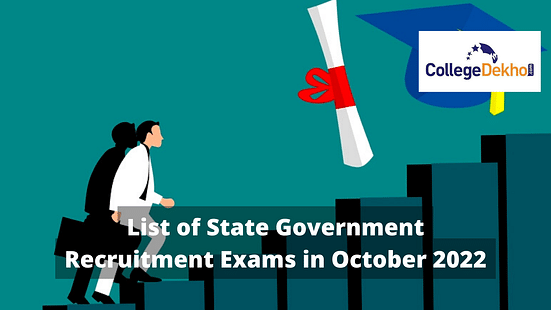 List of State Government Recruitment Exams in October 2022