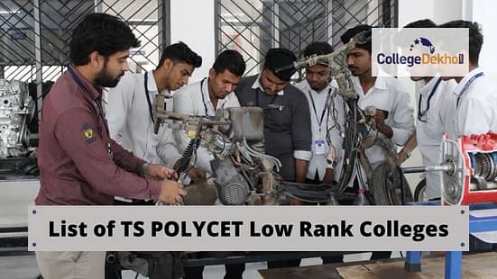 List of Low-Ranked TS POLYCET 2023 Colleges and Specializations