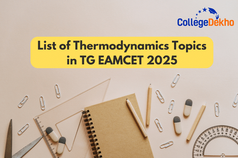 List of Thermodynamics Topics in TG EAMCET