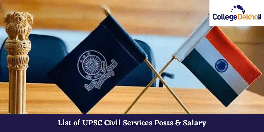 List of UPSC Civil Services Posts with Salary CollegeDekho