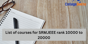 SRMJEEE Courses for Rank up to 2000