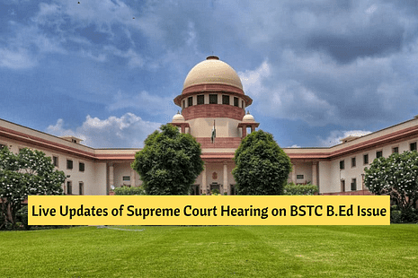 Live Updates of Supreme Court Hearing on BSTC B.Ed Issue for REET Level 1 Posts: DELED_JUSTICE_SUPREMECOURT