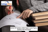 MAHA TET Syllabus 2025: Paper 1 and 2 Topics, Syllabus PDF Download