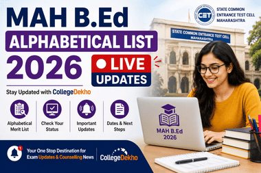 MAH B.Ed Alphabetical List 2026 LIVE Updates