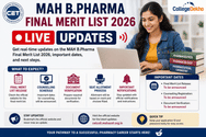 MAH B.Pharma Final Merit List 2026 LIVE Updates: Release Time; Seat Matrix Release Date
