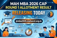 MAH MBA 2026 CAP Round 1 Allotment Result Releasing Today @mba2026.mahacet.org.in