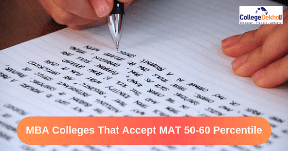 Colleges Accepting 50-60 Percentile in MAT