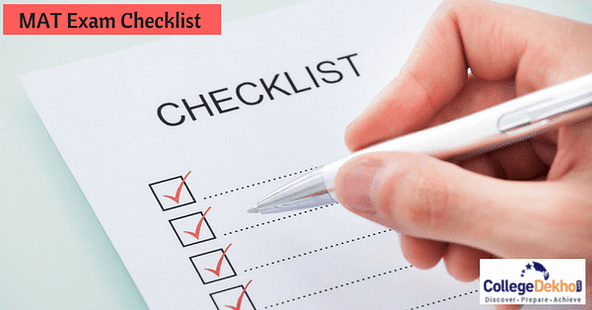 MAT Exam Day Checklist