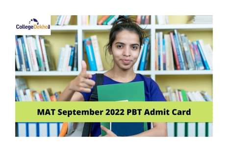 MAT September 2022 PBT Admit Card