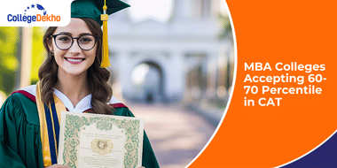 Colleges accepting 60-70 percentile in CAT