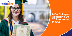 Colleges accepting 60-70 percentile in CAT