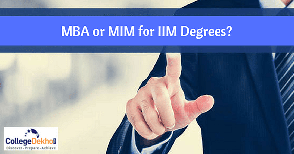 MIM or MBA: IIM Degree Nomenclature Undecided
