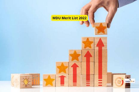 MDU Merit List 2022: Check Admission Merit List for UG Courses