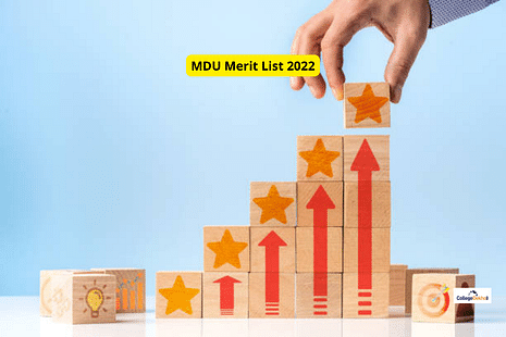 MDU Merit List 2022 Released Check Admission Merit List for UG