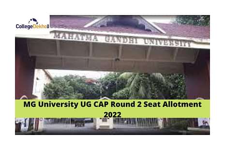 MG University UG CAP Round 2 Seat Allotment 2022