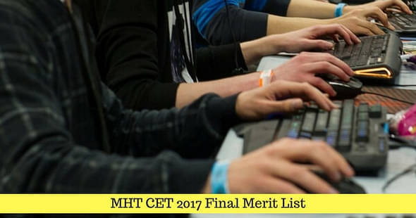 MHT CET 2017 Final Merit List Declared