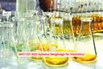 MHT CET 2022 Syllabus Weightage for Chemistry