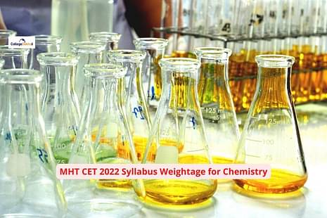 MHT CET 2022 Syllabus Weightage for Chemistry
