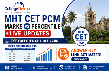 MHT CET PCM Marks vs Percentile LIVE Updates
