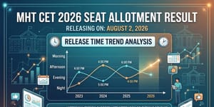 MHT CET 2026 Seat Allotment Result Releasing on August 2: Release Time Trend Analysis