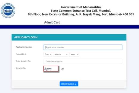 MHT CET Admit Card 2023 Live Updates