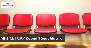 MHT CET CAP Round 1 Seat Matrix 2021