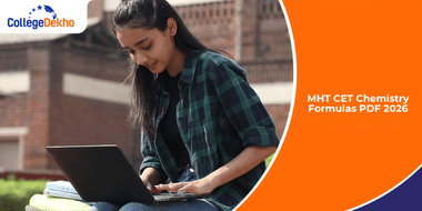MHT CET Chemistry Formulas PDF 2026