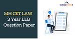 MH CET LAW 3 Year LLB Question Paper Download PDF
