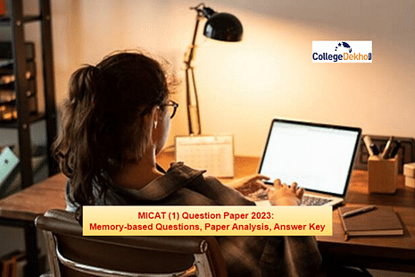 MICAT (1) Question Paper 2023: Memory-based Questions, Paper Analysis, Answer Key