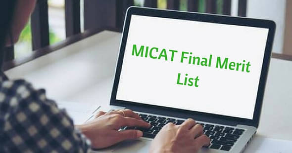 MICA Admissions 2018: MICAT Final Merit List Released